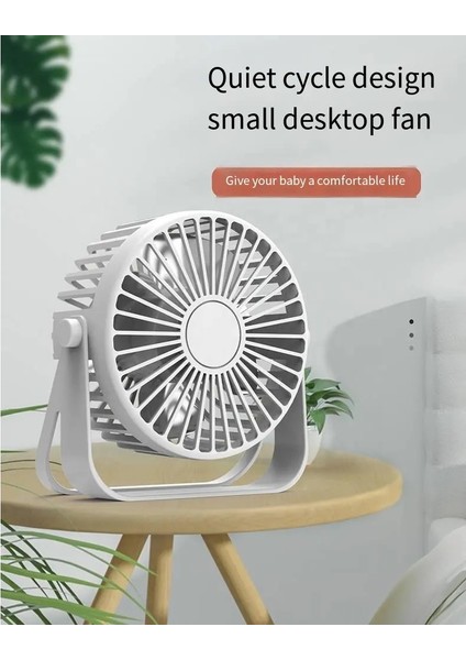 F26 3 Kademeli Karışık Renk Kablolu Taşınabilir Masaüstü Usb Fan