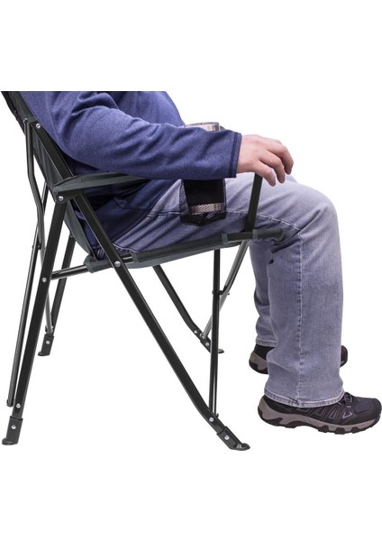 Comfort Pro Chair™ Katlanır Kamp Sandalyesi Gri Melanj