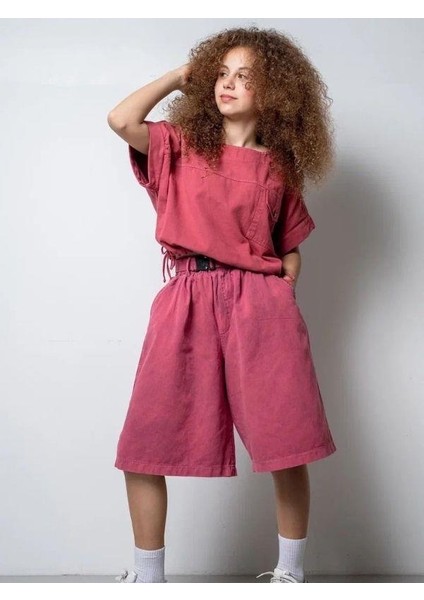 Kız Çocuk Uzun Gabardin Tasarım Şort fiyatları