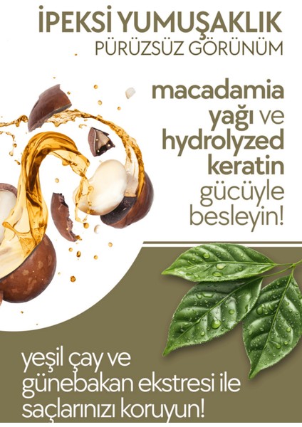 Güneş Işınlarının Verdiği Hasara Karşı Keratin, Macademia Yağı, E Vitamini ile Patentli Saç Sütü fırsatları