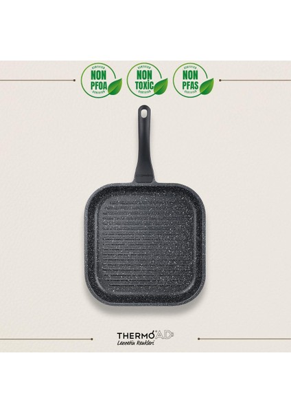 | Tencere Tava Set | 9 Parça | Graneu Serisi | Gri