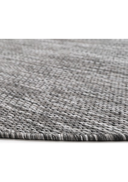 Tema 9035 Gri Sisal Hasır Iç Dış Mekan Kilim Dekoratif Bahçe Balkon Salon Halısı
