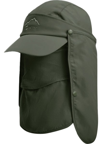 Uni Çok Fonksiyonlu Güneşlik Şapka 360 ° Güneş Kremi (Yurt Dışından)