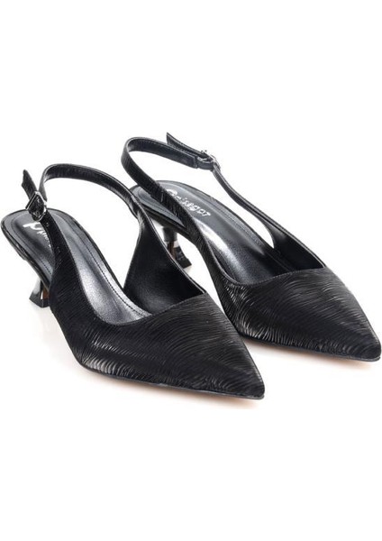 PS-31960 Kadın 4 cm Arkası Açık Ayakkabı