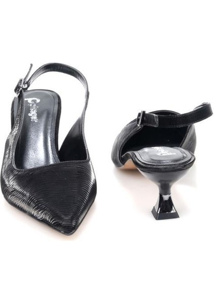 PS-31960 Kadın 4 cm Arkası Açık Ayakkabı modelleri