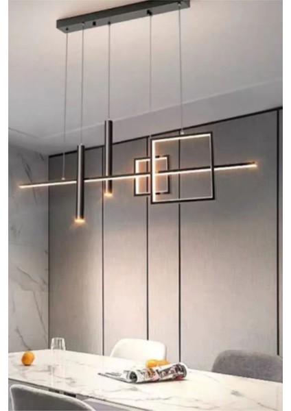Zodyak Modern Tasarım Beyaz Ledli Avize