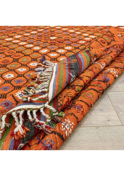 Uraz Geometrik Desenli Cicim Kilim 227X325 cm indirimleri