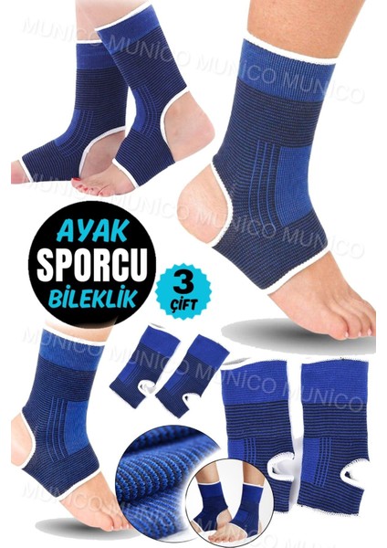 Unisex neopren ayak bileği koruyucu, elastik, spor ve koşu için uygun, standart beden indirimleri