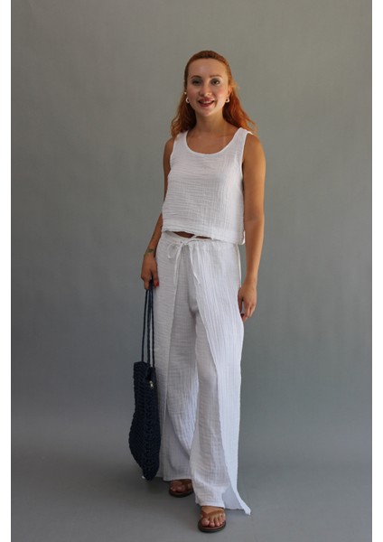 Müslin Askılı Bluz