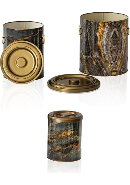 Patates Soğan Kovası - Sebzelik - Patates Soğanlık Sepeti Sarımsaklık 3lü Set, Rock And Gold EFB29H8 fırsatları