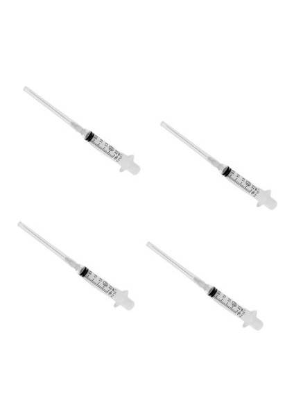 3p 2 ml 0.40 x 50 mm 27 gr Uzun Dental Gri Enjektör (250 Adet)