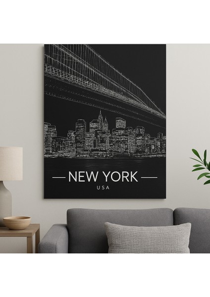 New York Şehir Silüeti Tablo