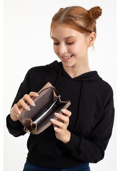 Modern Tasarım Vizon Lazer Kadın Cüzdan indirimleri