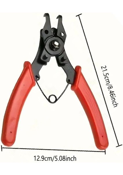 4 In 1 Segman Takımı Sekman Pense Seti 4 Parça Farklı Model Sekman Seti Circlip Pense Seti