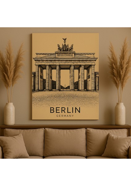 Tarihi Brandenburger Kapısı Tablo