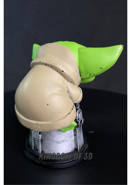 Baby Yoda Figür, Mandalorian Yoda Heykeli, Star Wars Fan modelleri