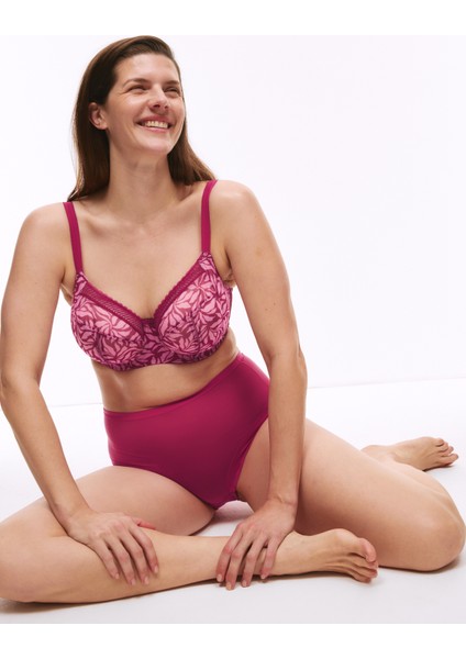 ​File Detaylı Balenli Ekstra Destekli Sütyen