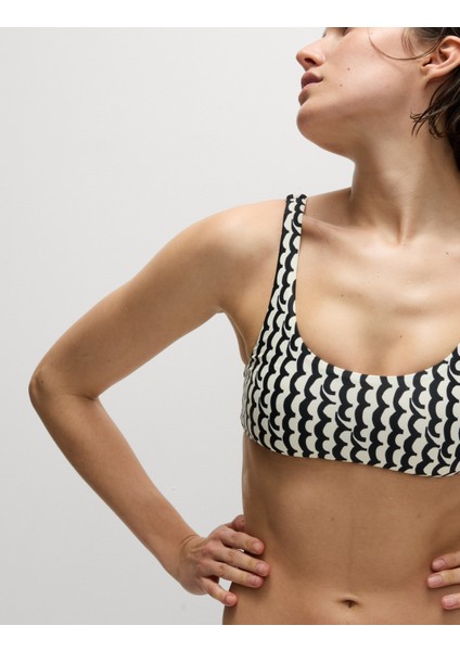 Dolgulu Yuvarlak Yaka Bikini Üstü fiyatları