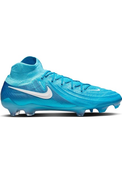 Phantom Luna Iı Elite Fg Mens Football Shoes Cream Profesyonel Erkek Krampon Mavi