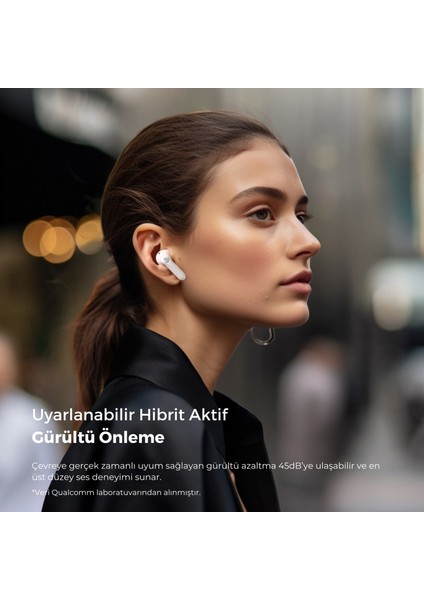 Air 4 TWS Bluetooth 5.3 Kablosuz Kulaklık - Hibrit ANC - Snapdragon Sound (Resmi Distribütör Garantili)