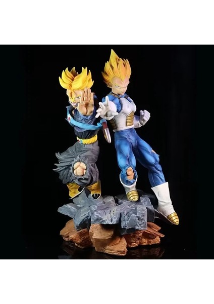 Yedi Dragon Ball Vegeta Baba ve Oğul Gelgit Oyun Kolu Modeli Süsler Heykel Hediyeler (Yurt Dışından)