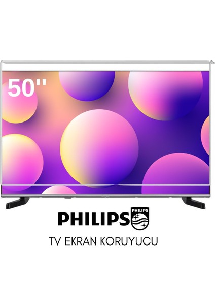50PHLPS150 Philips Uyumlu 50" Inç 150 Ekran Tv Koruyucu Kırılmaz Paneli