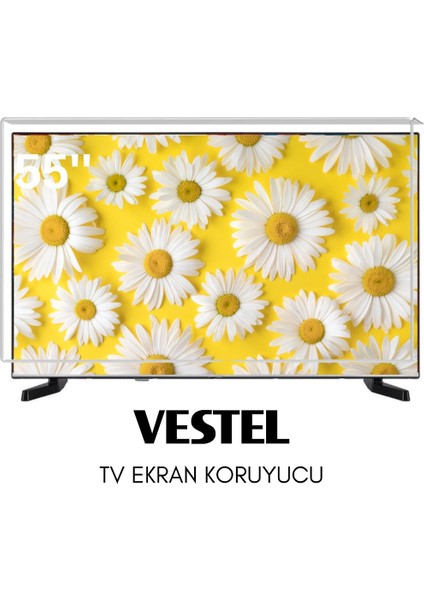 55VSTL155 Vestel Uyumlu 55" Inç 155 Ekran Tv Koruyucu Kırılmaz Paneli