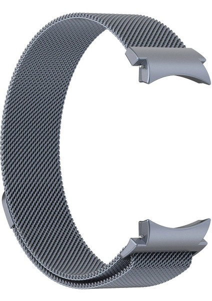 Galaxy Watch 6 44MM Uyumlu Krd-01 Metal Kordon Mbtm - Gri