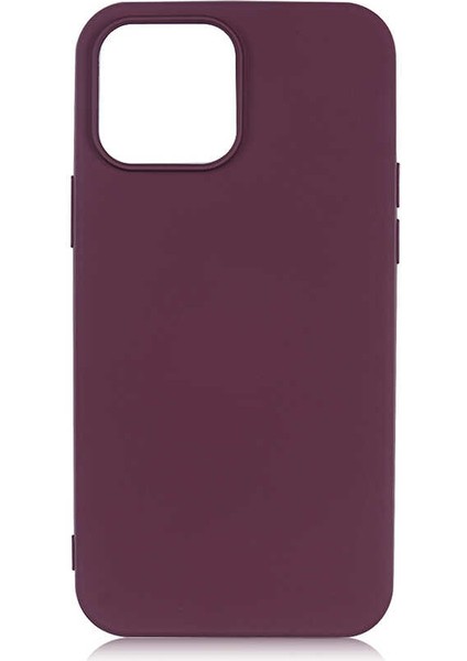 iPhone 13 Pro Kılıf Mbtm Lsr Laaakan Kapak-Mürdüm