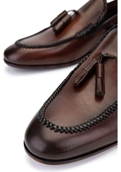 Erkek Hakiki Deri Taba Klasik Ayakkabı 342 9170 Erk Ayk Y25 Taba Crust fırsatları