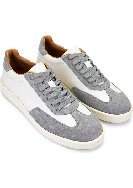 Erkek Hakiki Deri Bej Sneakers & Spor Ayakkabı 233 5100 Erk Ayk Y25 Bej Dr/grı Suet