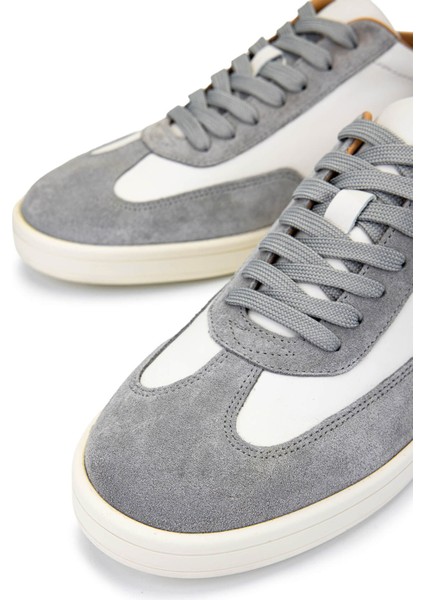 Erkek Hakiki Deri Bej Sneakers & Spor Ayakkabı 233 5100 Erk Ayk Y25 Bej Dr/grı Suet