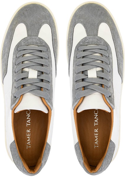 Erkek Hakiki Deri Bej Sneakers & Spor Ayakkabı 233 5100 Erk Ayk Y25 Bej Dr/grı Suet