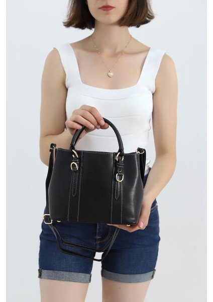 Modern Tasarım Siyah Kadın Omuz ve Kol Çantası