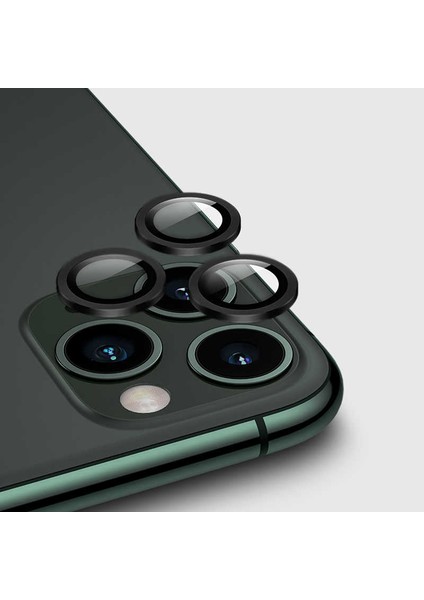 iPhone 12 Pro Uyumlu Mbtm Cl-01 Kamera Lens Koruyucu-Siyah