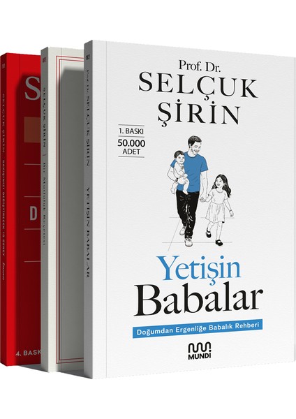 Prof. Dr. Selçuk Şirin Kitap Seti (3 Kitap)
