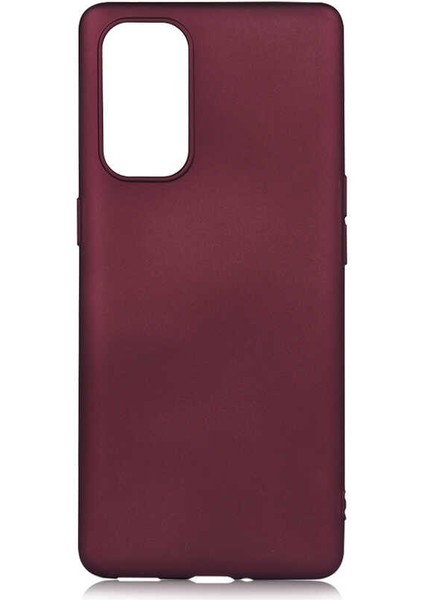 Oppo Reno 5 Pro 5g Kılıf Mbtm Premier Silikon Kapak-Mürdüm