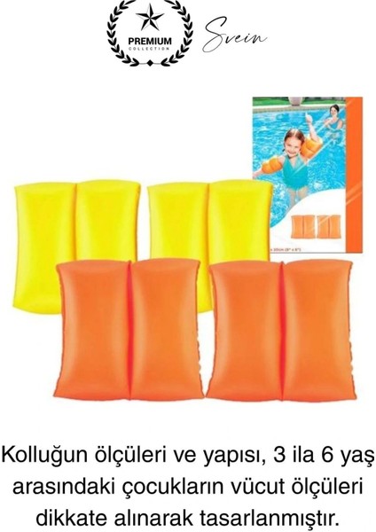 Çift Boğumlu Güvenli 3-6 Yaş Çocuklar Için Yüzme Kolluk Deniz Havuz Şişme Kolluğu Yüzücü Hava Odalı modelleri