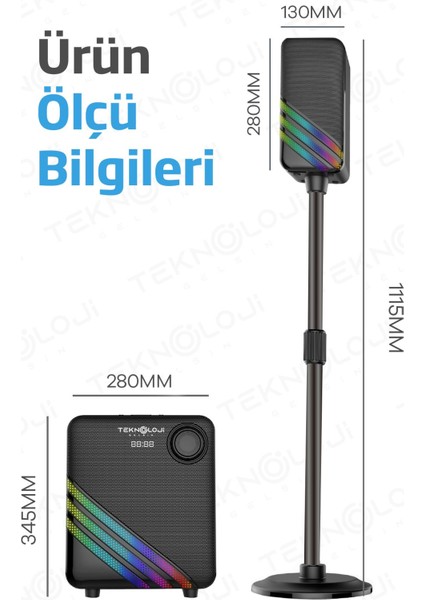 HP-TV02 2+1 Soundbar 80 Watt Stereo Ev Sinema Sistemi Rgb Kablolu 3.1 Kanal