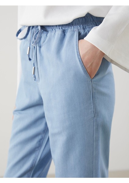 Yeni Sezon Beli Lastikli Carrot Fit Kadin Jean Pantolon - S5H747Z8 modelleri