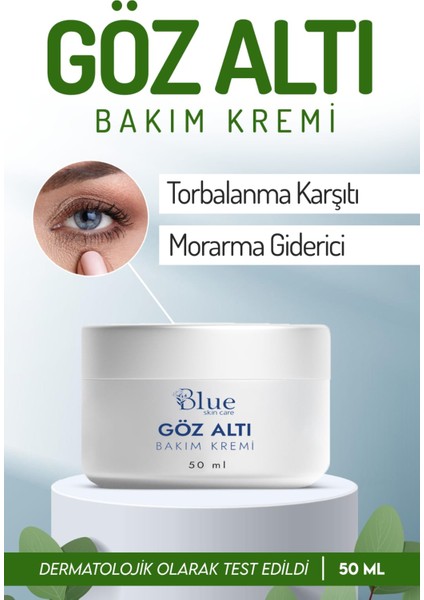 Skin Care Göz Altı Morluk ve Torbalanma Karşıtı Göz Kremi 50 ml Tüm Cilt Tipleri