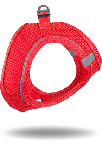 Air-mesh Harness Köpek Göğüs Tasması Parlak Kırmızı