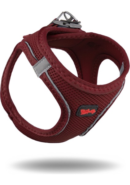 Air-mesh Harness Köpek Göğüs Tasması Bordo