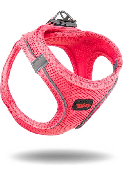 Air-mesh Harness Köpek Göğüs Tasması Neon Pembe