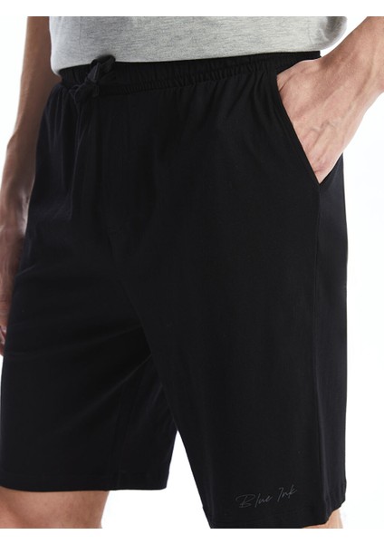 Yeni Sezon Slim Fit Erkek Pijama Alt Sort - S50012Z8