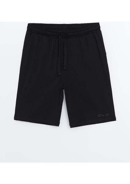 Yeni Sezon Slim Fit Erkek Pijama Alt Sort - S50012Z8