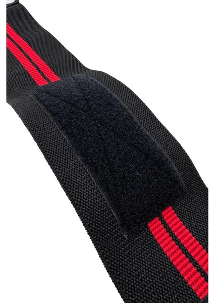Pro Wrist Wraps 2'li - Siyah Kırmızı fırsatları