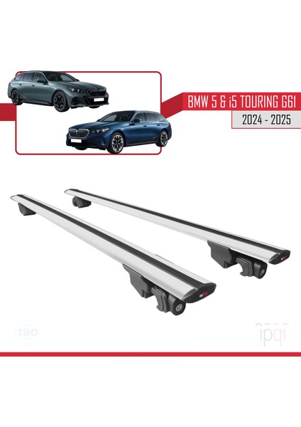 Bmw 5 Series / I5 G61 Touring 2024-2025 Arası ile Uyumlu Hook Model Ara Atkı Tavan Barı Gri 2 Adet fırsatları