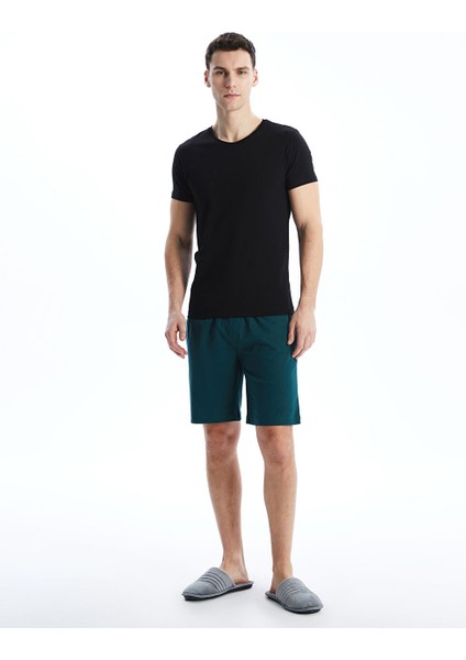 Yeni Sezon Slim Fit Erkek Pijama Alt Sort - S50012Z8