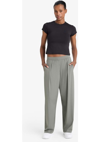 Yeni Sezon Defactofit Straight Fit Geniş Paça Standart Boy Sporcu Pantolon fiyatları